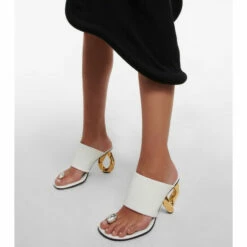 JW Anderson Embellished Leather Sandals -Proenza Schouler Discount Store unnamed file 820
