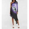 JW Anderson Printed Asymmetric Midi Dress