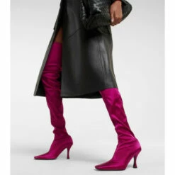 Proenza Schouler Satin Trap Over-the-knee Boots -Proenza Schouler Discount Store unnamed file 833