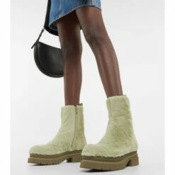JW Anderson Faux Fur Ankle Boots -Proenza Schouler Discount Store unnamed file 842