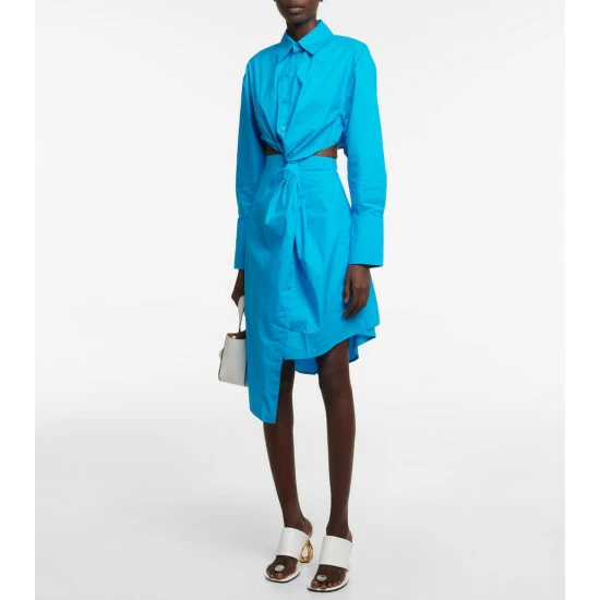 JW Anderson Cutout Poplin Shirt Midi Dress 3 JW Anderson Cutout Poplin Shirt Midi Dress
