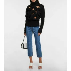 JW Anderson Turtleneck Open-knit Sweater