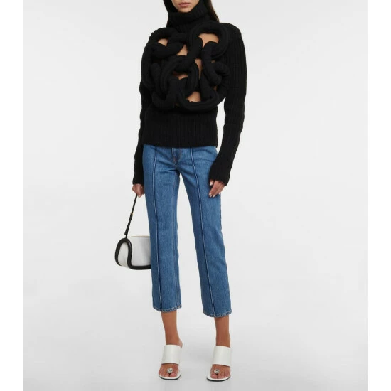 JW Anderson Turtleneck Open-knit Sweater 3 JW Anderson Turtleneck Open-knit Sweater