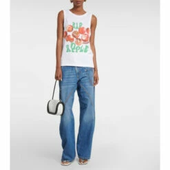 JW Anderson Printed Cotton Tank Top