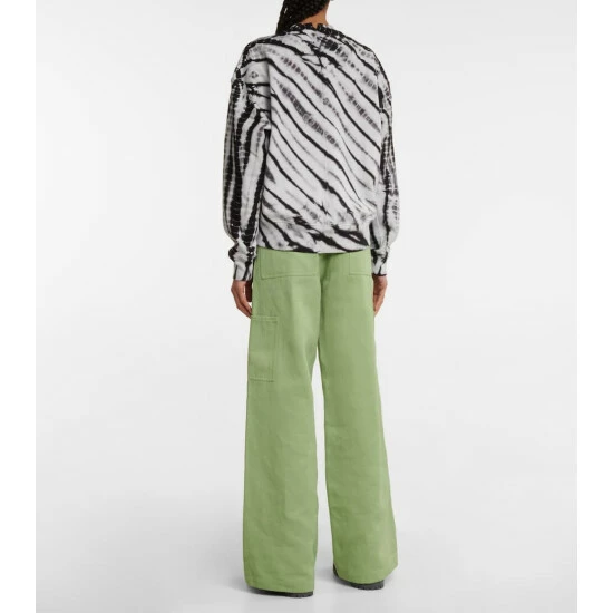 Proenza Schouler White Label Tie-dye Cotton Sweatshirt 4 Proenza Schouler White Label Tie-dye Cotton Sweatshirt - Image 2