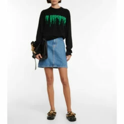 JW Anderson Logo Intarsia Virgin Wool Sweater