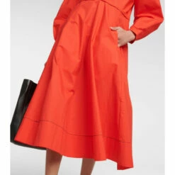 Proenza Schouler White Label Cotton Poplin Midi Dress -Proenza Schouler Discount Store unnamed file 92