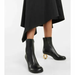 JW Anderson Chain Leather Ankle Boots -Proenza Schouler Discount Store unnamed file 961