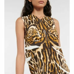 Proenza Schouler Leopard-print Crêpe Maxi Dress -Proenza Schouler Discount Store unnamed file 974