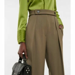 Proenza Schouler Cutout High-rise Wool-blend Pants -Proenza Schouler Discount Store unnamed file 988